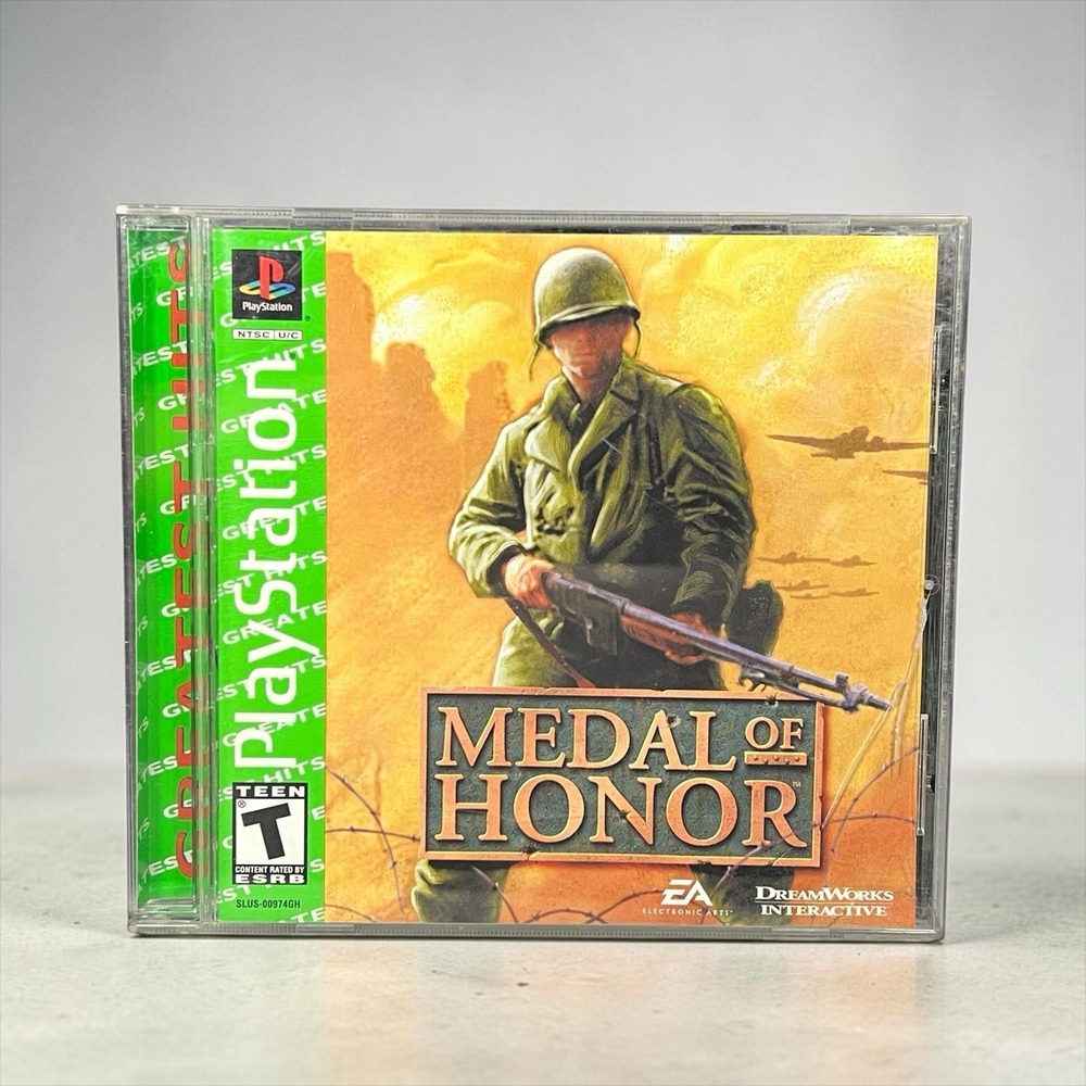 Medal of Honor Greatest Hits (Sony PlayStation 1, 1999) PS1 Video Game EA